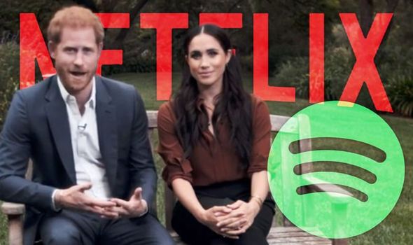 meghan harry netflix spotify