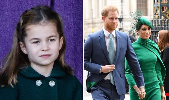 princess charlotte meghan harry