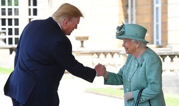 queen elizabeth ii donald trump
