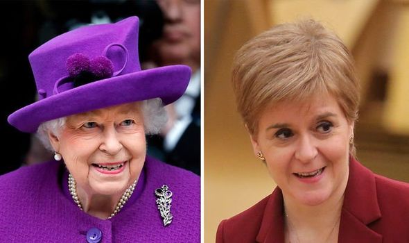 queen elizabeth ii nicola sturgeon