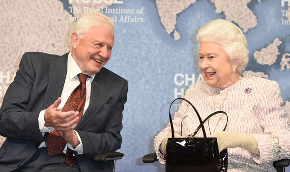 sir david attenborough queen elizabeth ii