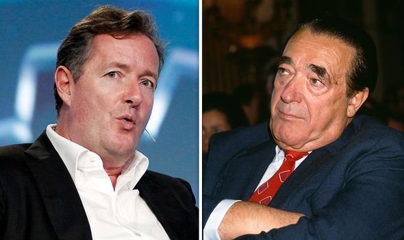Piers Morgan and Robert Maxwell