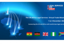 Driving economic growth and recovery in the legal sector – Case study Legal Services are GREAT mission logo