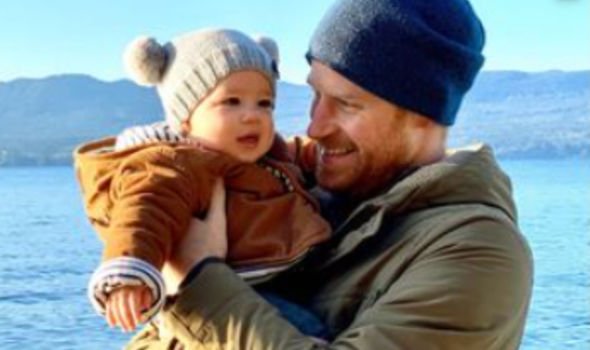 Harry and Archie in Canada last year for New Year Harry and Archie in Canada last year for New Year