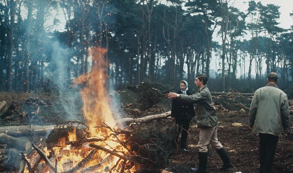 The Royal Family documentary showed the royals carrying out ordinary tasks, such as lighting a bonfire The Royal Family documentary showed the royals carrying out ordinary tasks, such as lighting a bonfire