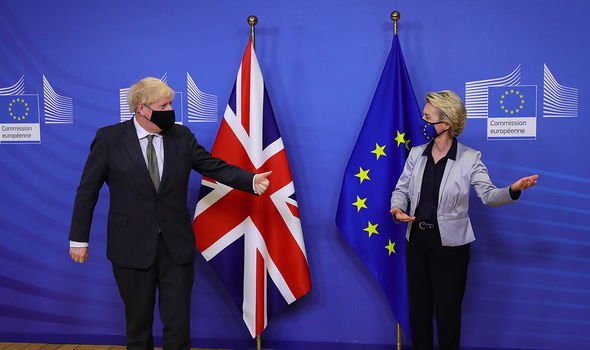 The UK and the EU have been in a spat over vaccine supplies and the NI Protocol recently The UK and the EU have been in a spat over vaccine supplies and the NI Protocol recently