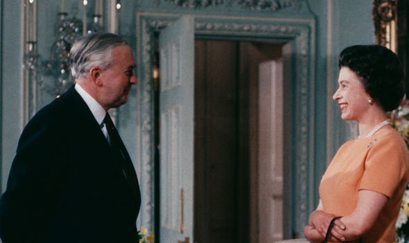 Harold Wilson with the Queen -- the 1973 bill passed into law when he was in No10 Harold Wilson with the Queen -- the 1973 bill passed into law when he was in No10
