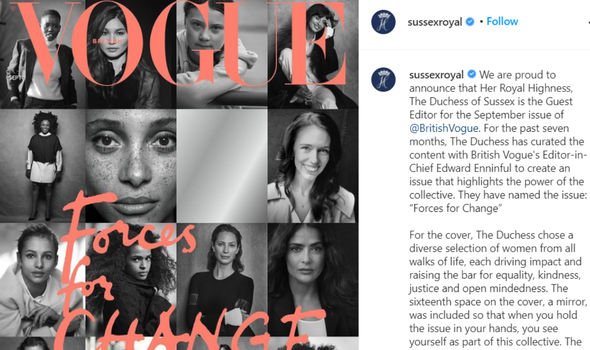 Meghan guest-edited the September 2019 issue of British Vogue Meghan guest-edited the September 2019 issue of British Vogue