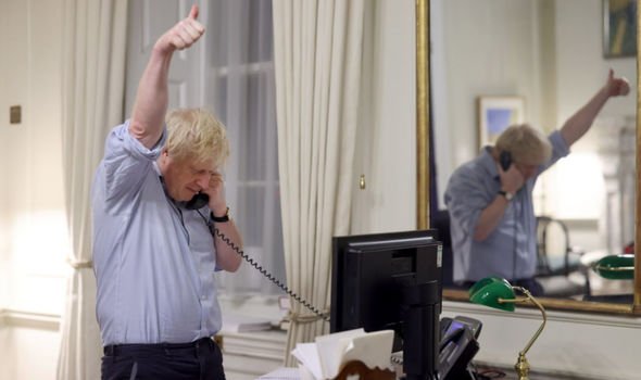 Johnson on his first phone call with Biden after his inaguration Johnson on his first phone call with Biden after his inaguration