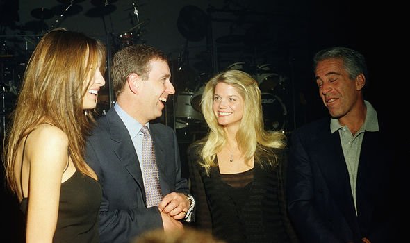 Andrew with Jeffrey Epstein circa 2000