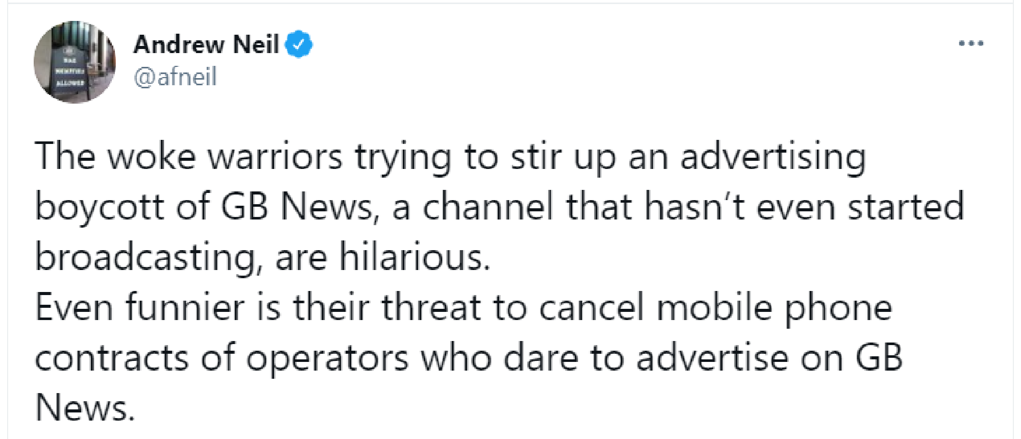 Andrew Neil mocks 'woke warriors' Andrew Neil mocks 'woke warriors'