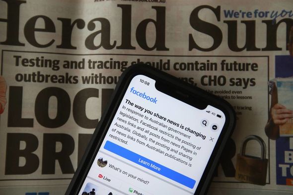 Australia and Facebook have been embroiled in a row over news content Australia and Facebook have been embroiled in a row over news content