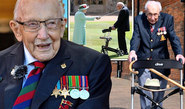 Captain Sir Tom stole the hearts of the nation in 2020 Captain Sir Tom stole the hearts of the nation in 2020