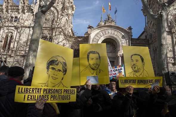 Catalonia: Sturgeon has previously said she wants a totally waterproof and 'legal' referendum