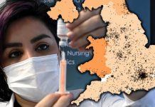 Covid positive tests mapped: TWO areas at highest risk as 13m vaccinated | UK | News (Reports)
