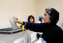 Delivering free and fair elections, combatting terrorism and building back better in Iraq Voter polling station in Erbil (UN Photo)