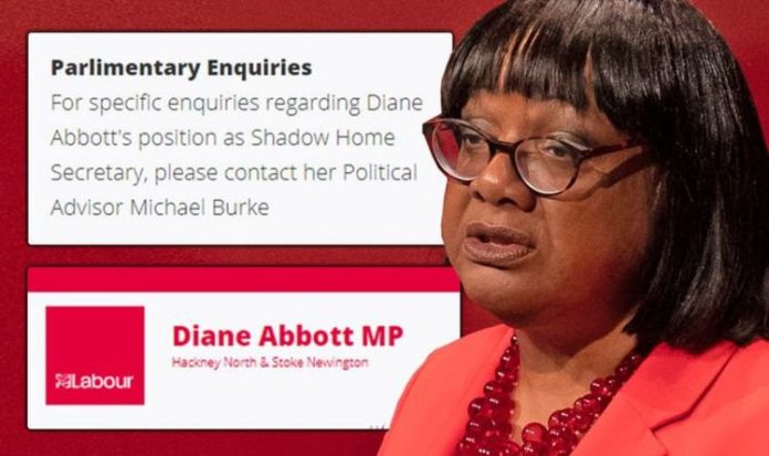 Diane Abbott blunder as MP still listed as Shadow Home Secretary on her website | UK | News