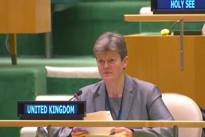 Driving forward peacekeeping reform through practical recommendations that address today’s challenges Ambassador Barbara Woodward at C34 Special Committee on Peacekeeping Operations