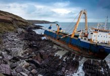 Ghost ship: Ship that crashed during Storm Denis – is still there one year on | UK | News (Reports)