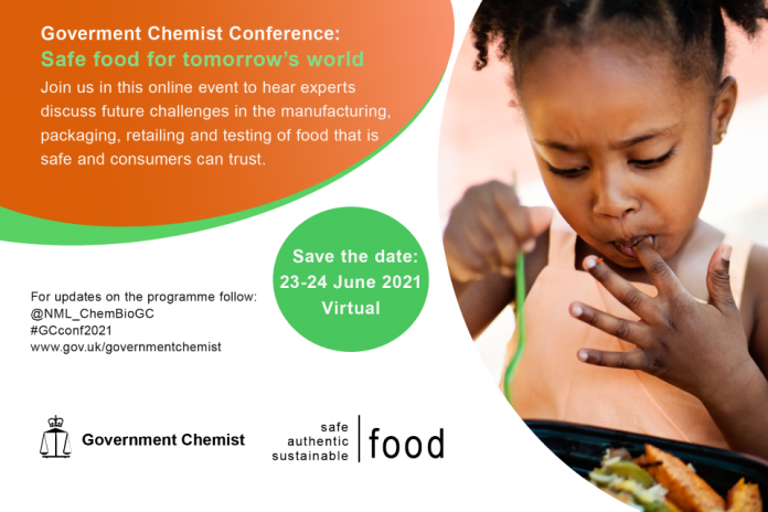 Government Chemist conference 2021: Safe food for tomorrow's world