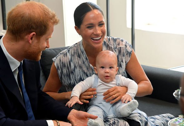 Harry and Meghan with baby Archie who is yet to visit England Harry and Meghan with baby Archie who is yet to visit England