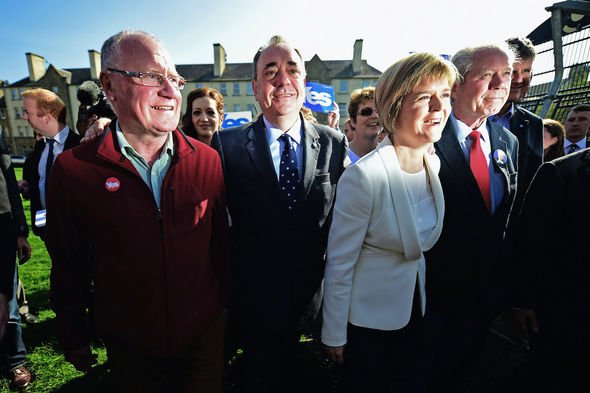 Jim Sillars: The veteran politician (right) called for a coup in the SNP Jim Sillars: The veteran politician (right) called for a coup in the SNP