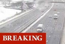 M25 traffic latest: M25 lane closed after rushhour smash – snow sparks motorist warning | UK | News (Reports)