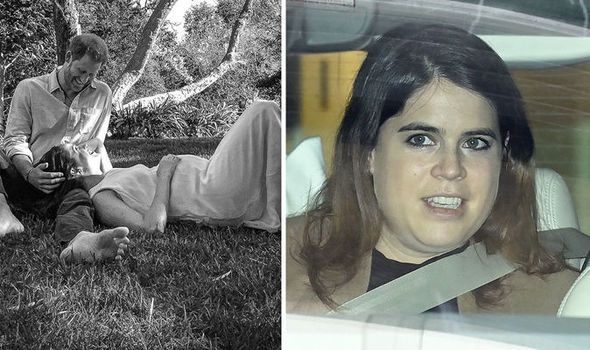 Meghan Markle, Prince Harry and Princess Eugenie