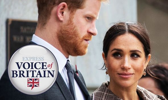 Meghan and Harry have been told they will not be welcome back in the UK in a poll