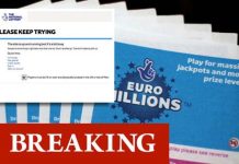 National Lottery website DOWN: £176M jackpot sees site crash – can you still buy a ticket? | UK | News (Reports)