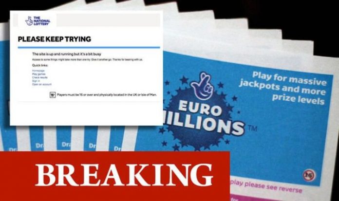 National Lottery website DOWN: £176M jackpot sees site crash - can you still buy a ticket? | UK | News