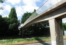 New footbridge to be provide safe passage over A5