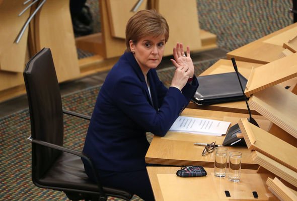 Nicola Sturgeon: The First Minister is currently embroiled in a spat with former ally Alex Salmond Nicola Sturgeon: The First Minister is currently embroiled in a spat with former ally Alex Salmond