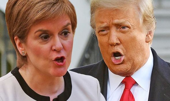 Nicola Sturgeon: The First Minister was likened to former President Donald Trump by an SNP veteran