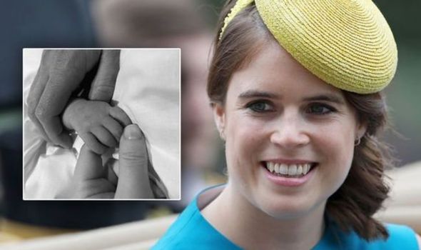 Princess Eugenie gave birth earlier this year Princess Eugenie gave birth earlier this year