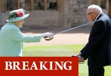 Queen issues heartfelt tribute to ‘inspirational’ Captain Tom Moore | Royal | News (Reports)
