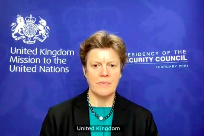 Respecting Ukraine's independence, sovereignty and territorial integrity Ambassador Barbara Woodward