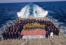 Royal Navy seizes £11 million worth of drugs in Arabian Sea