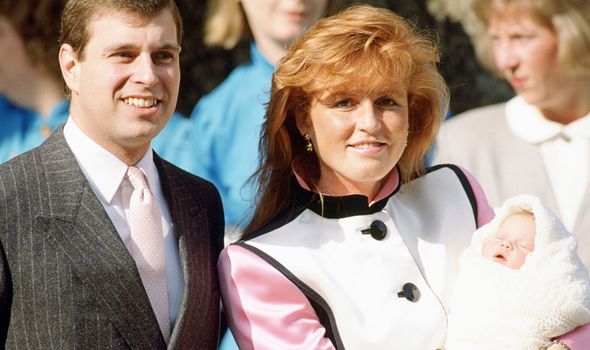 Sarah Ferguson with her young daughter Eugenie Sarah Ferguson with her young daughter Eugenie