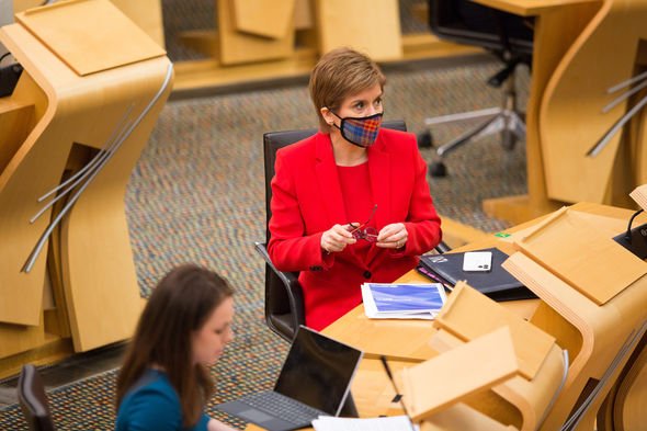 Scotland: Sturgeon has said she will hold a 'legal referendum' should the SNP win a landslide in May Scotland: Sturgeon has said she will hold a 'legal referendum' should the SNP win a landslide in May