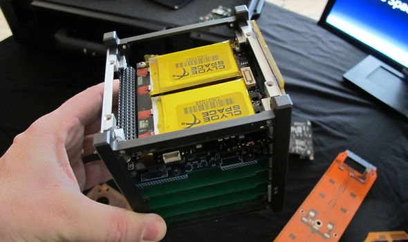 Small satellites like the CubeSat can be deployed Small satellites like the CubeSat can be deployed