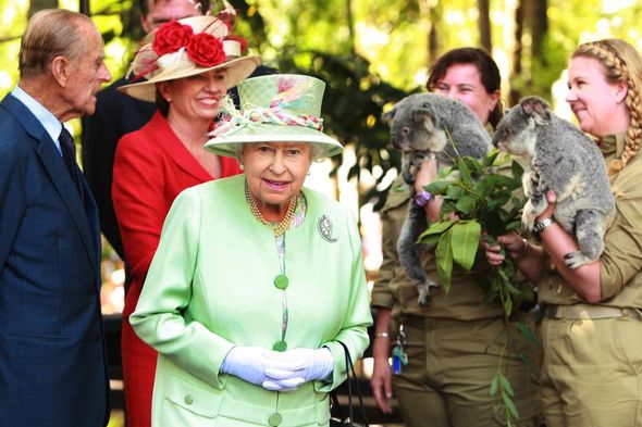 The Queen and Prince Philip have visited Australia over the years