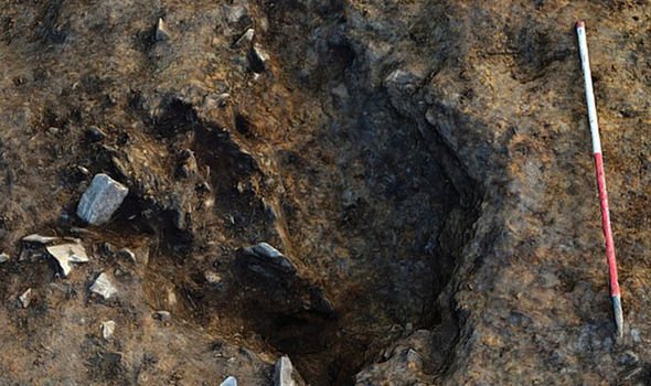 The stones may have been used to build a defence The stones may have been used to build a defence