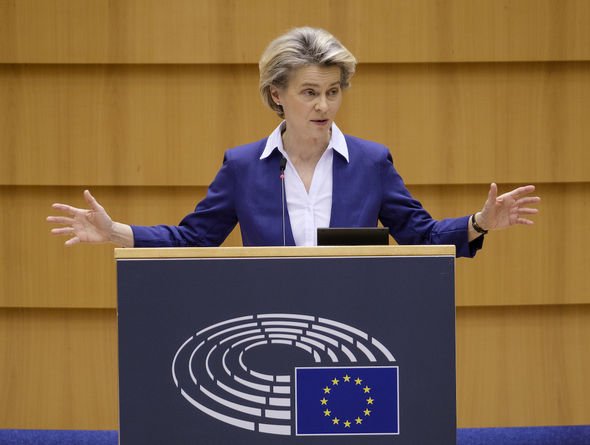 Ursula von der Leyen: The Commission President backtracked on the bloc's vaccine threats this month