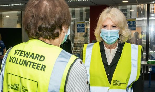 camilla news duchess cornwall visit vaccine coronavirus royal family latest
