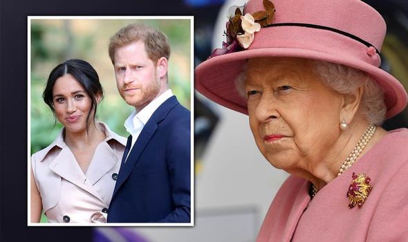 queen news queen with meghan and harry