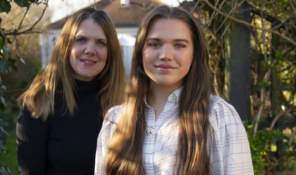 Lily with mother Hayley