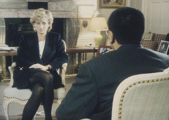 Martin Bashir: Diana pictured during her tell-all interview with the BBC Martin Bashir: Diana pictured during her tell-all interview with the BBC