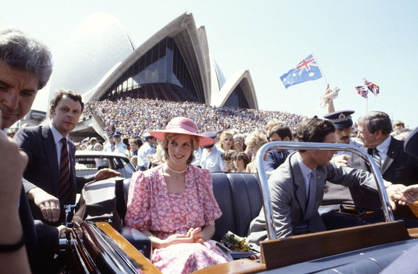 Royal tour: Diana pictured during her royal tour of Australia in 1983 Royal tour: Diana pictured during her royal tour of Australia in 1983