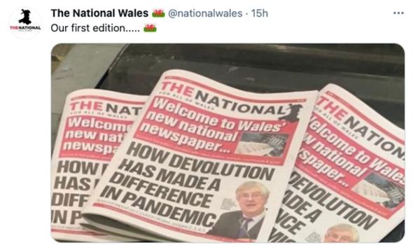 The National: A new news service launched today in Wales similar to that seen in Scotland The National: A new news service launched today in Wales similar to that seen in Scotland